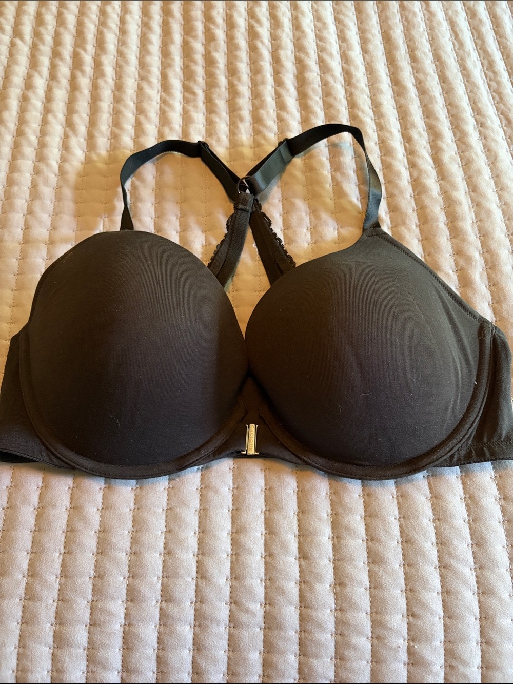 Cacique Black Racerback Boost Plunge Bra